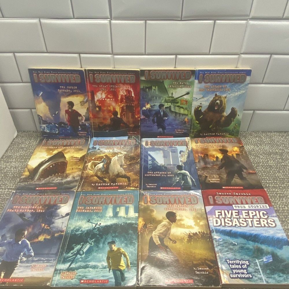 I Survived Book Set 12 Books‎ Elementary Middle Literacy
